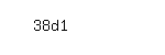 Captcha: 38d1
